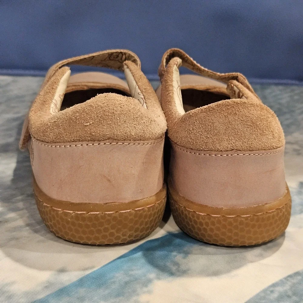 Livie & Luca Mary Jane Shoes Girls Size 13 Pink Leather Hook Loop